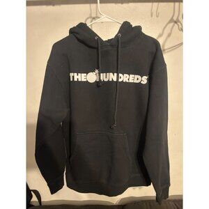 The Hundreds Hoodie Black Logo Pullover Streetwear Size Medium Pre-owned